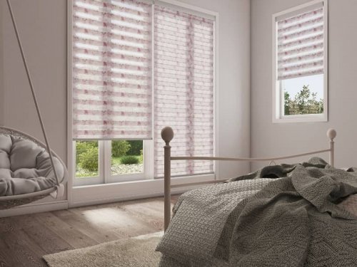 Day and night blinds - bedroom