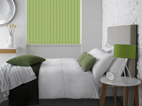 Vertical blinds - bedroom