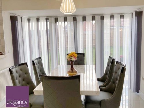 Allusion blinds - dining room